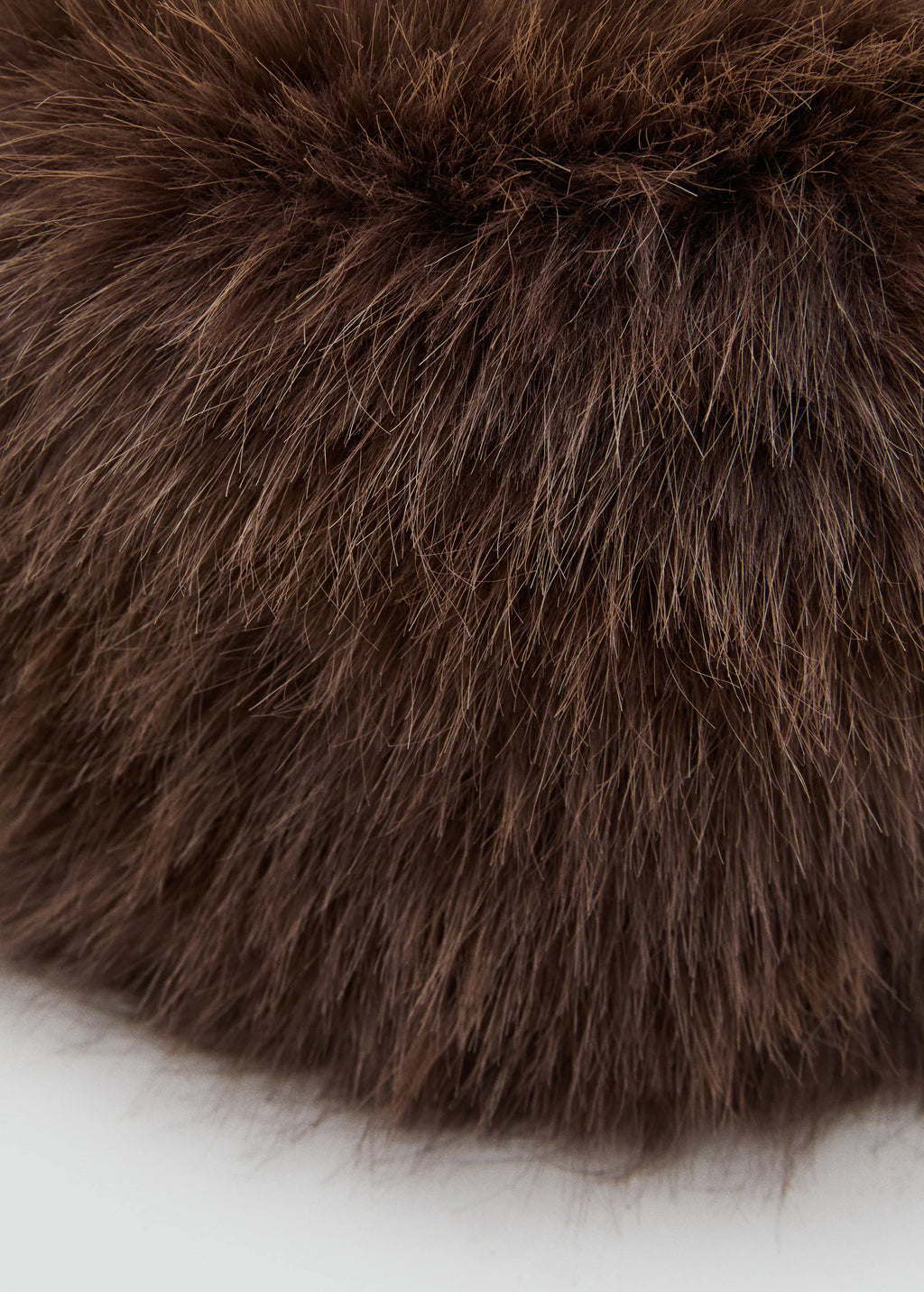 Fur Effect Hat Chocolate
