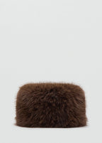 Fur Effect Hat Chocolate