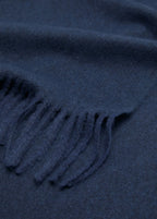 Fringed Edge Scarf Blue
