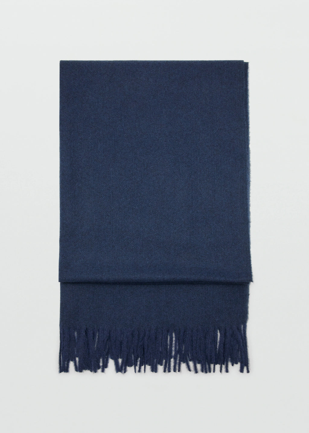 Fringed Edge Scarf Blue