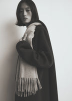 Fringed Edge Scarf Light Heather Grey