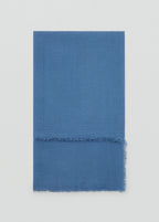 Frayed Edge Scarf Blue