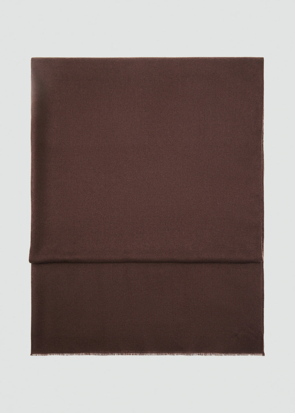 Frayed Edge Scarf Chocolate