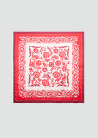 Flowers Printed Scarf Red