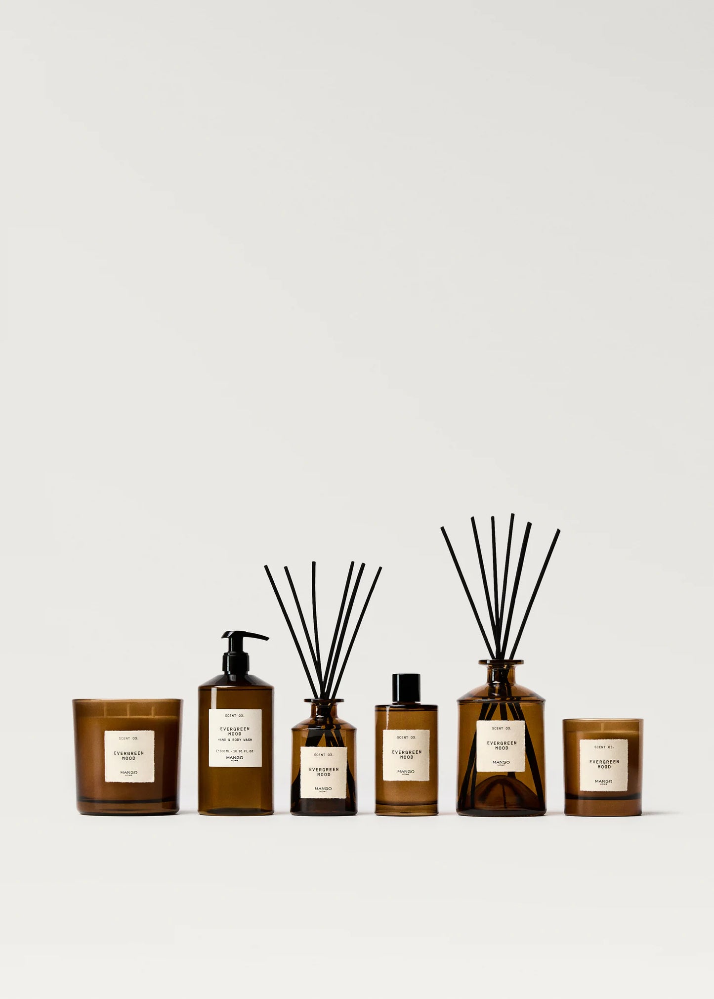 Evergreen Mood Mikado Diffuser 500 Ml Brown