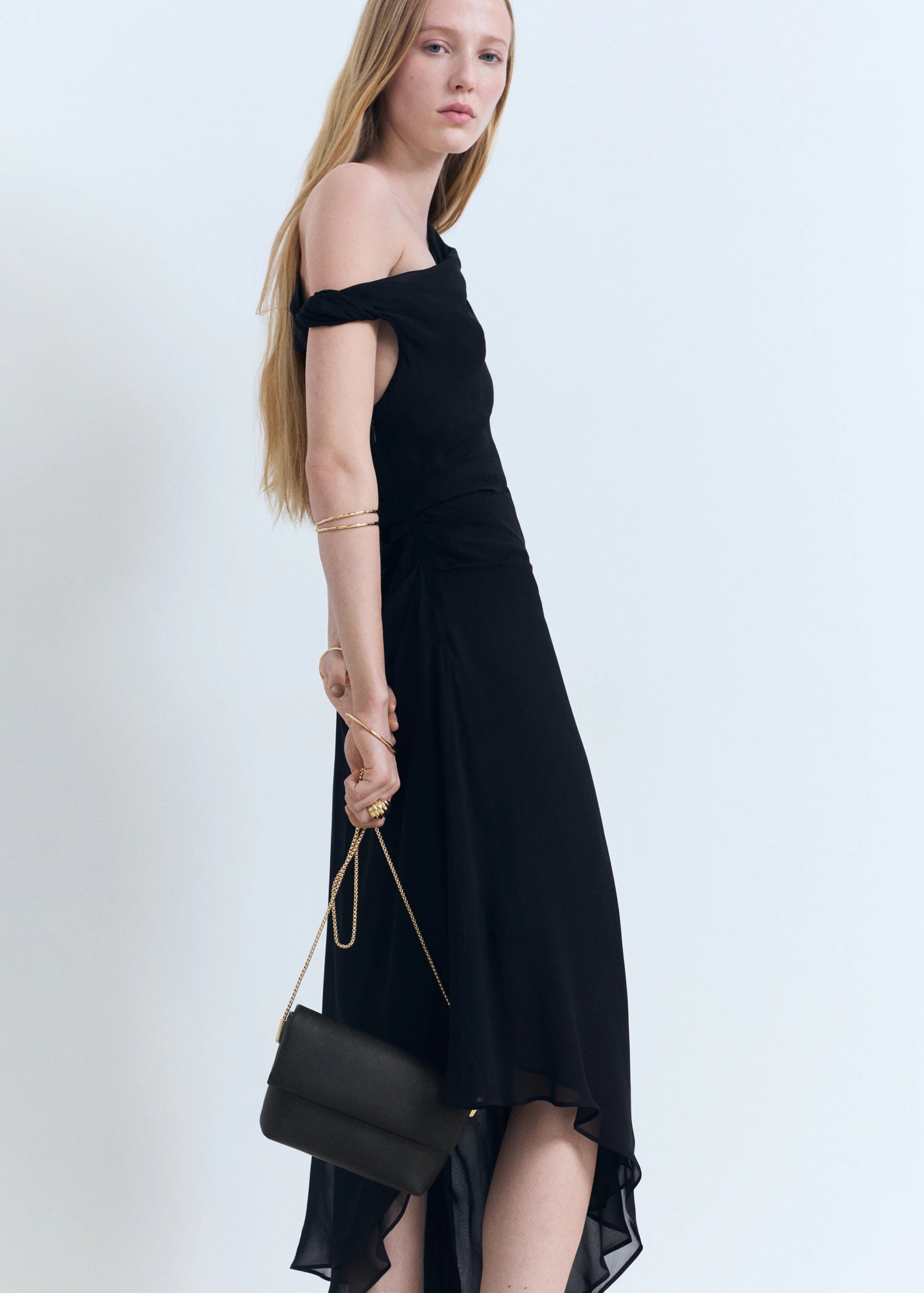 Crossbody Envelope Style Bag Black