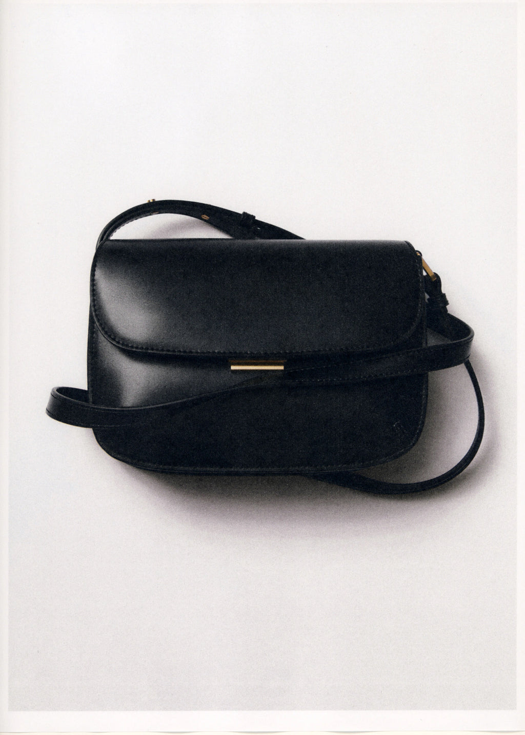 Crossbody Bag With Flap Black