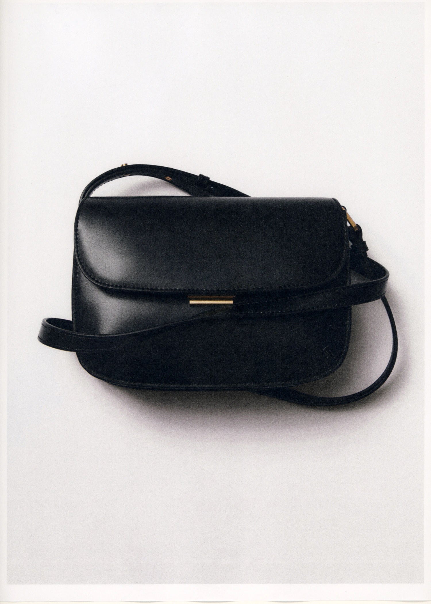 Crossbody Bag With Flap Black