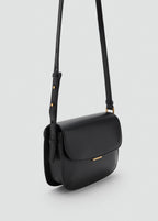 Crossbody Bag With Flap Black