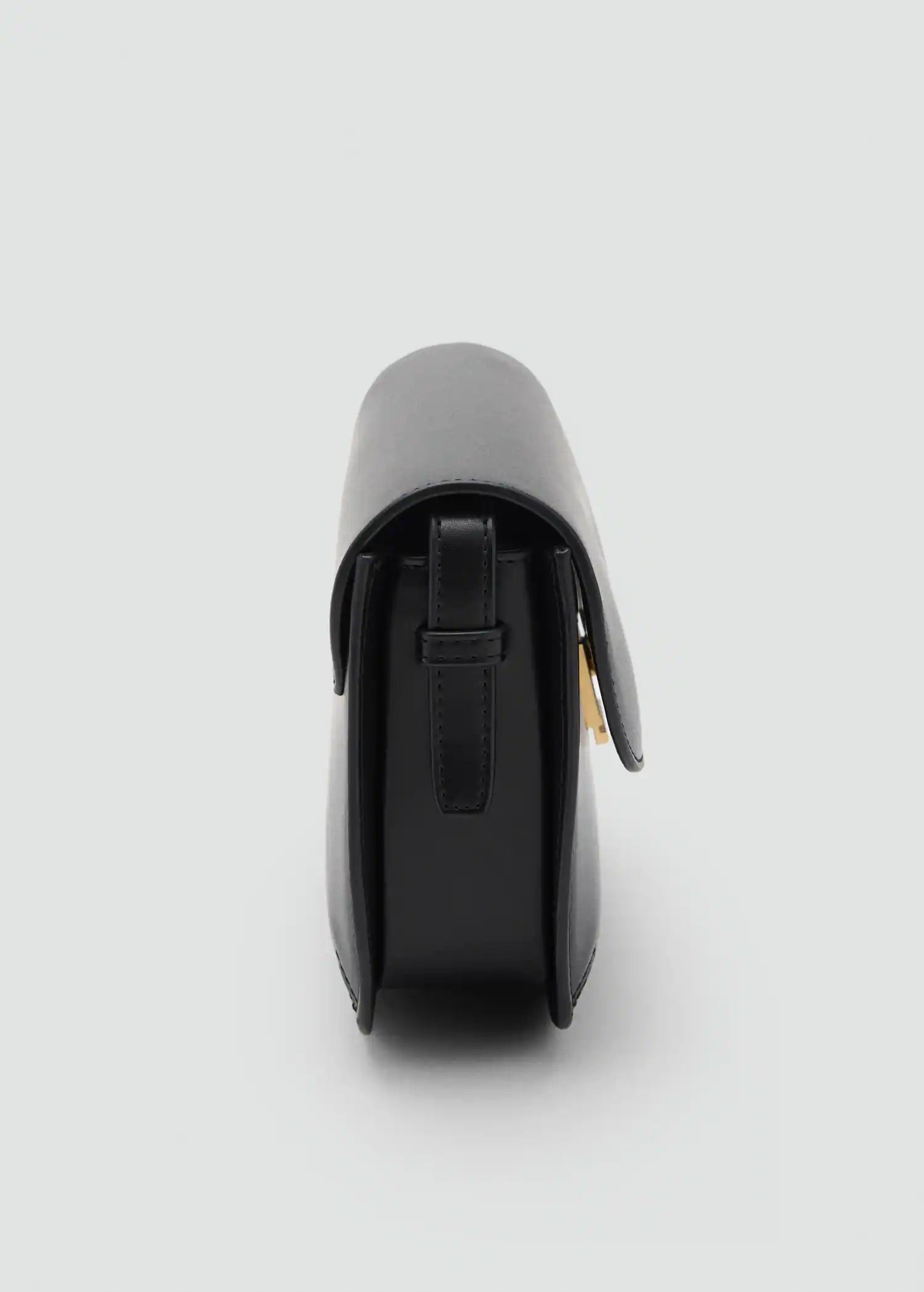 Crossbody Bag With Flap Black