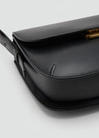 Crossbody Bag With Flap Black