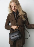 Crossbody Bag With Flap Black