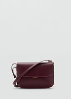 Crossbody Bag With Flap Burgundy