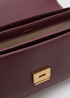 Crossbody Bag With Flap Burgundy