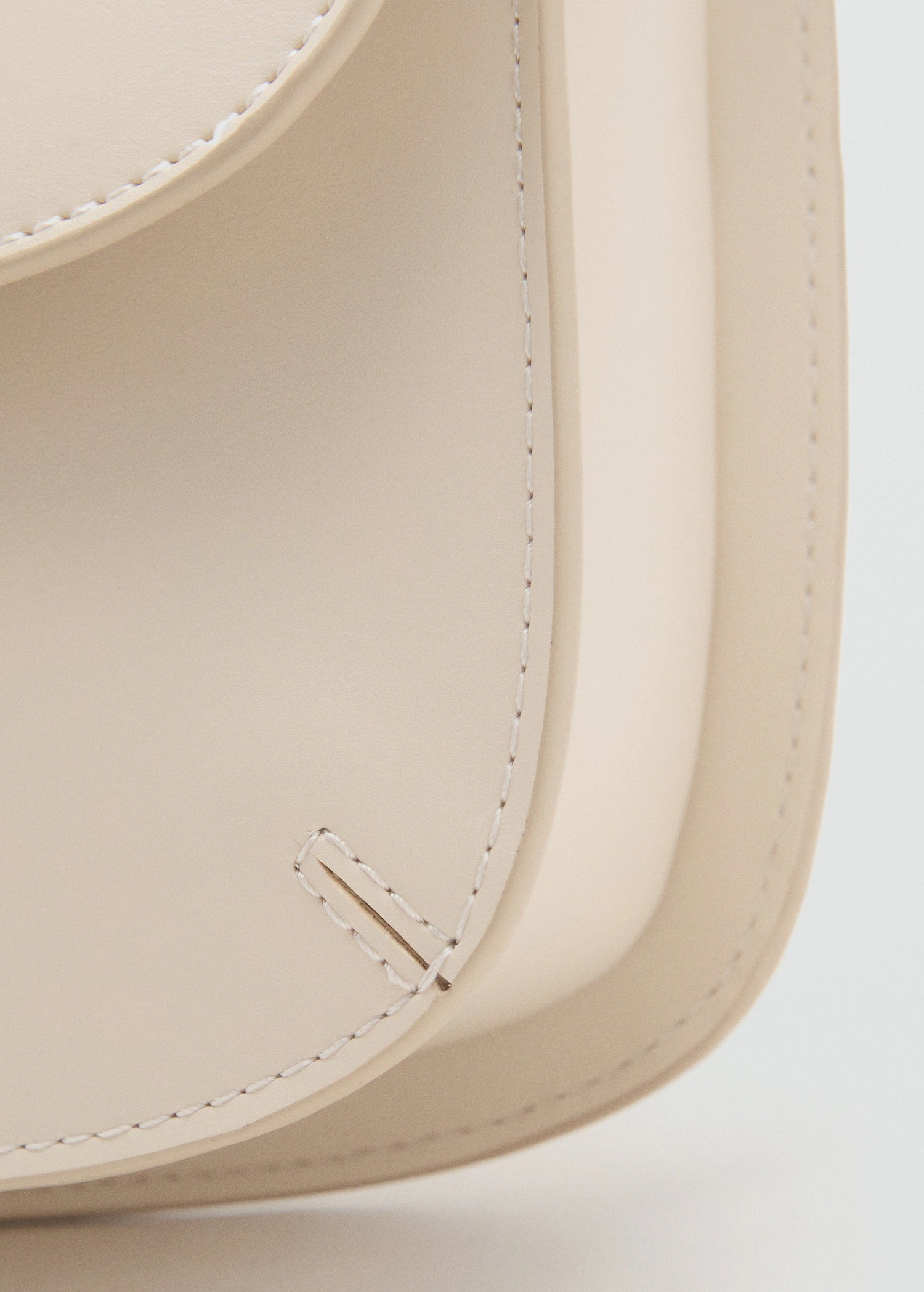 Crossbody Bag With Flap Off White