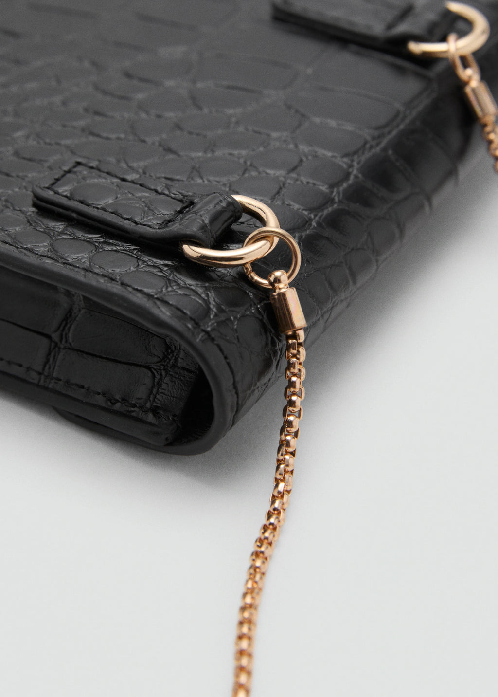 Crocodile Mobile Case Black