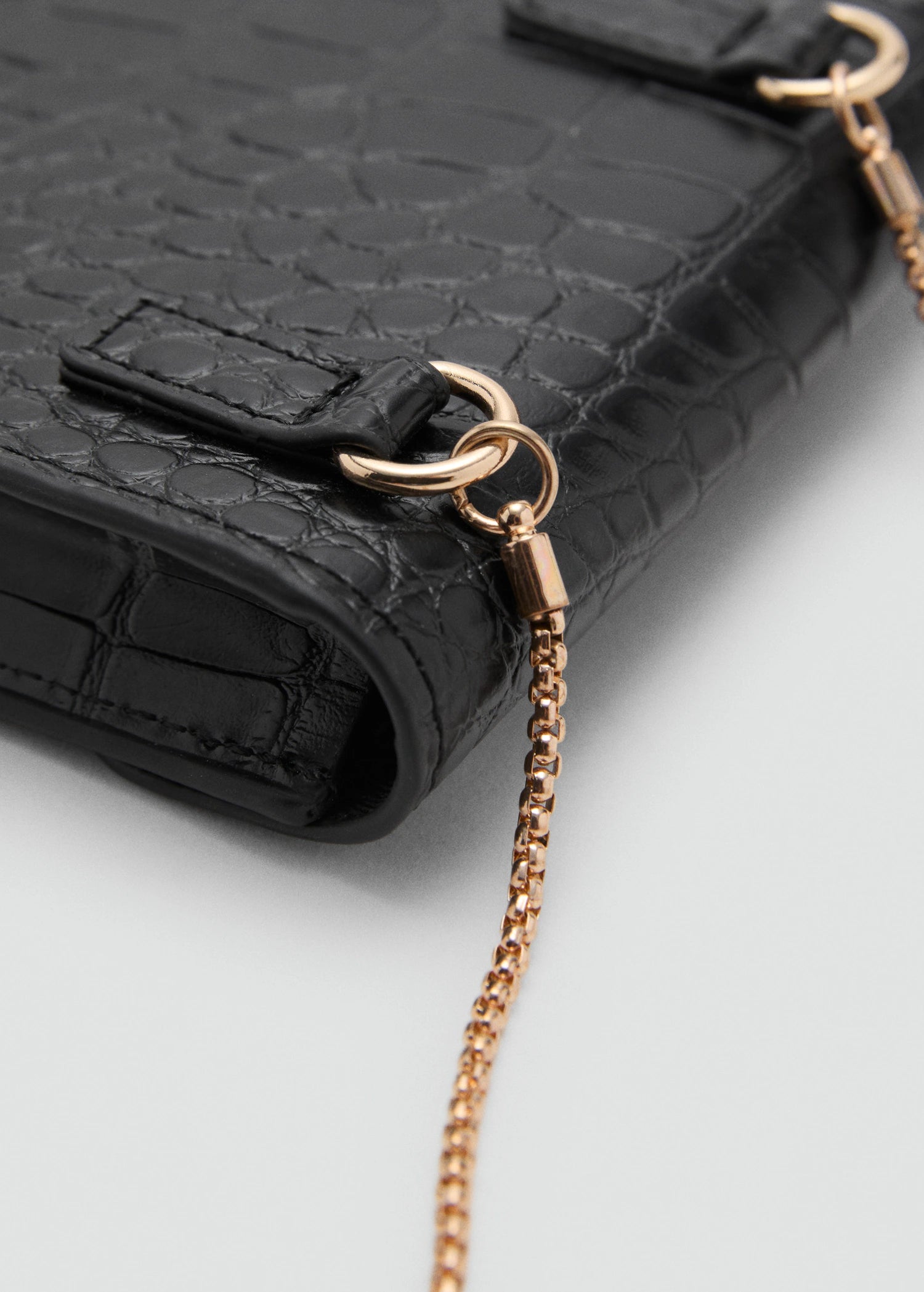 Crocodile Mobile Case Black