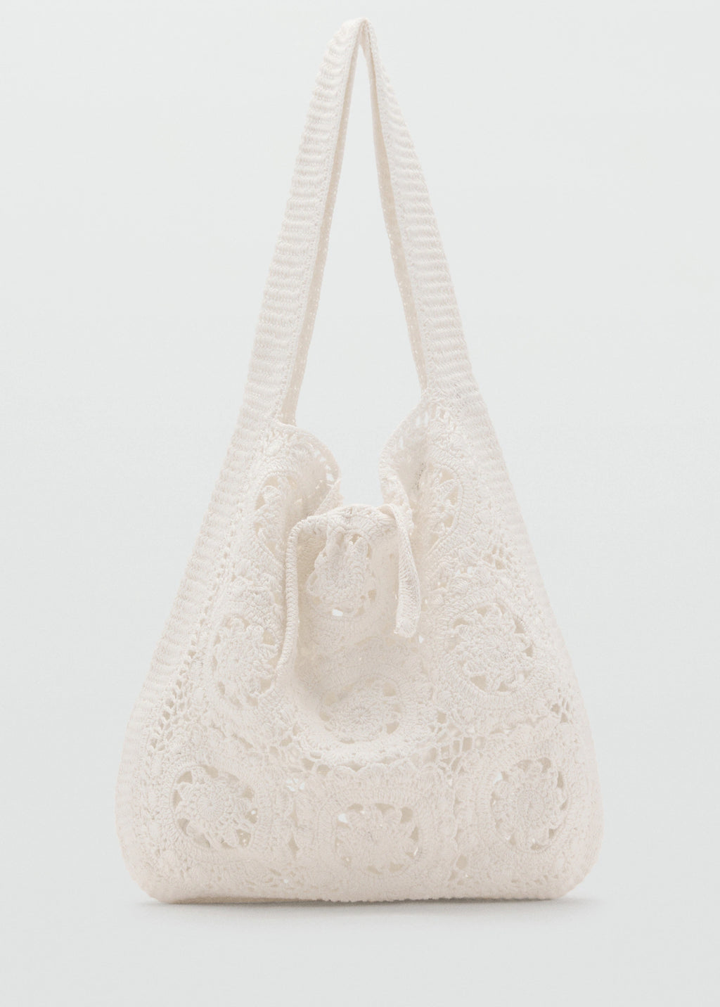 Crochet Shopper Bag White