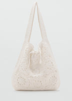 Crochet Shopper Bag White