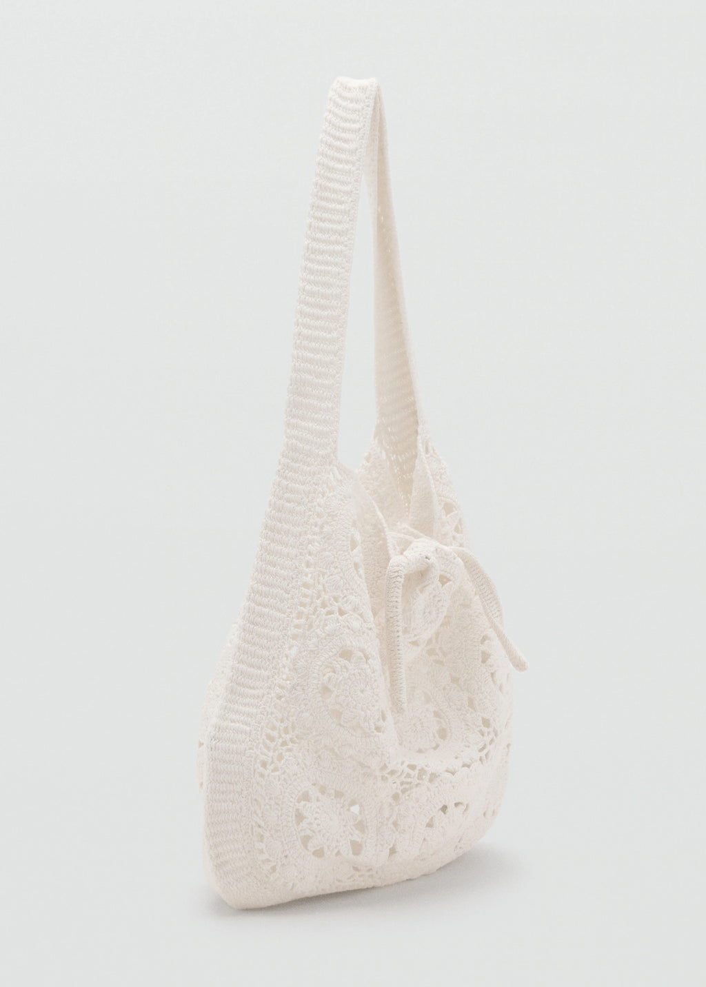 Crochet Shopper Bag White