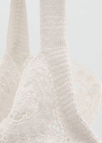 Crochet Shopper Bag White