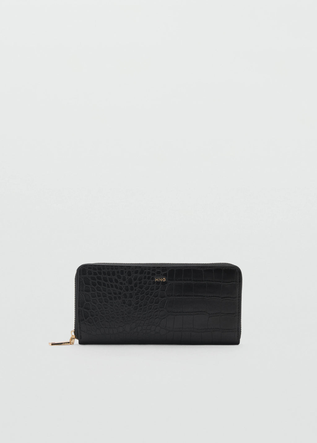 Croc Effect Wallet Black