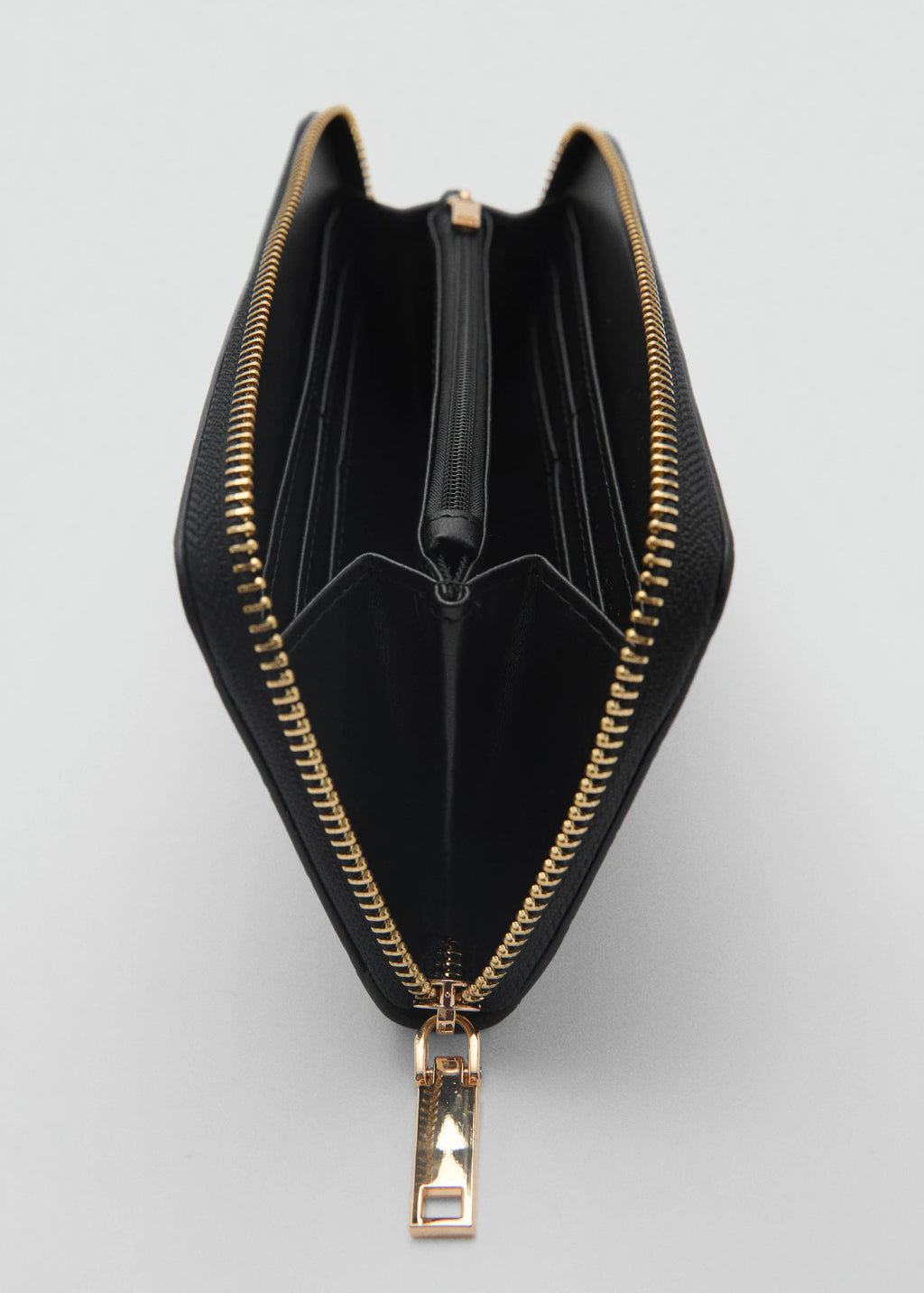 Croc Effect Wallet Black