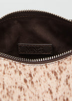 Cow Leather Shoulder Bag Brown