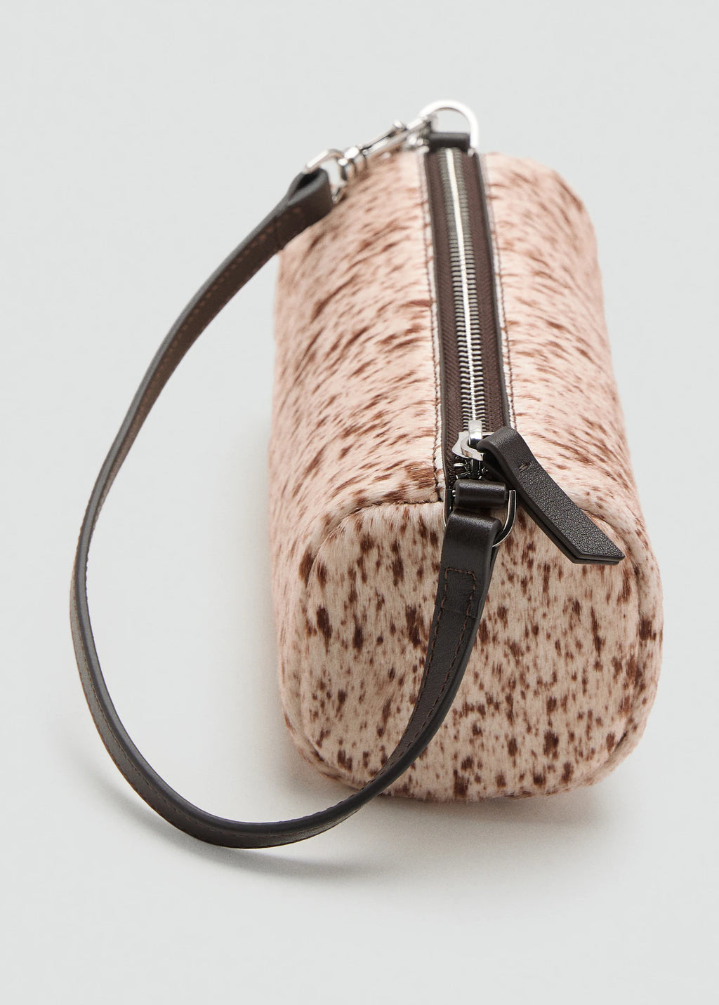 Cow Leather Shoulder Bag Brown