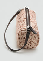 Cow Leather Shoulder Bag Brown