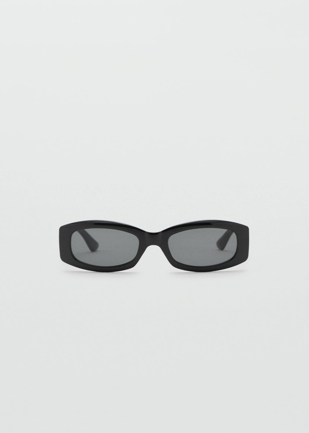 Contrasting Rectangular Frame Sunglasses Black