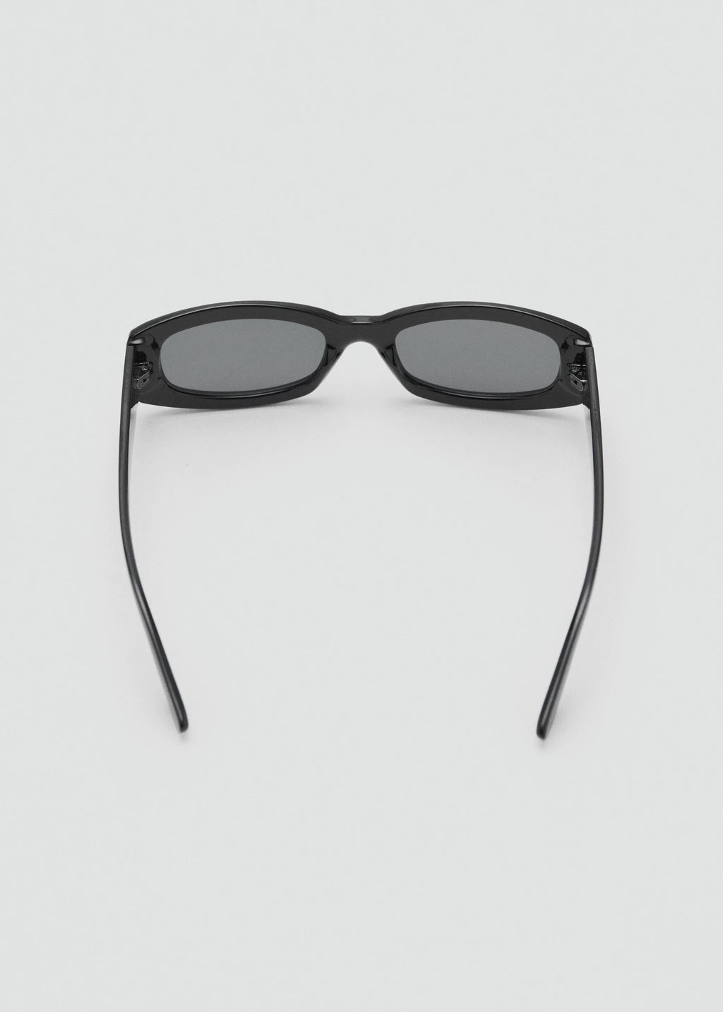 Contrasting Rectangular Frame Sunglasses Black