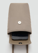 Combined Nylon Mobile Phone Case Light/Pastel Brown