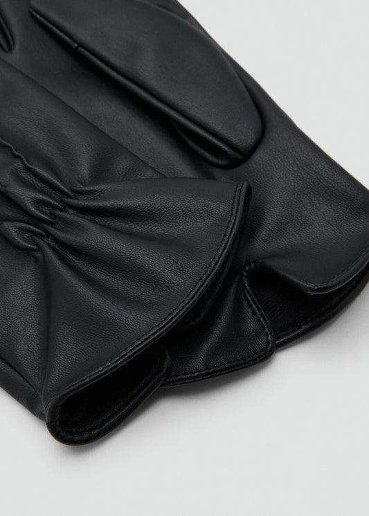 Combined Hair Gloves Black