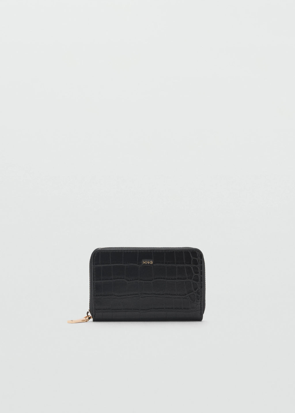 Coco Leather Effect Wallet Black