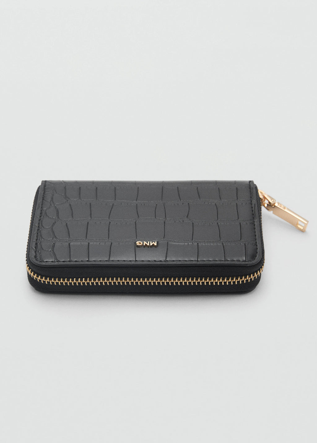 Coco Leather Effect Wallet Black