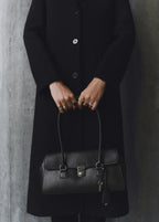 City Shoulder Bag With Flap Black