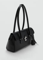 City Shoulder Bag With Flap Black
