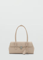 City Shoulder Bag With Flap Off White