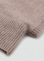 Cashmere Wool Blend Balaclava Medium Brown