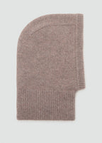 Cashmere Wool Blend Balaclava Medium Brown