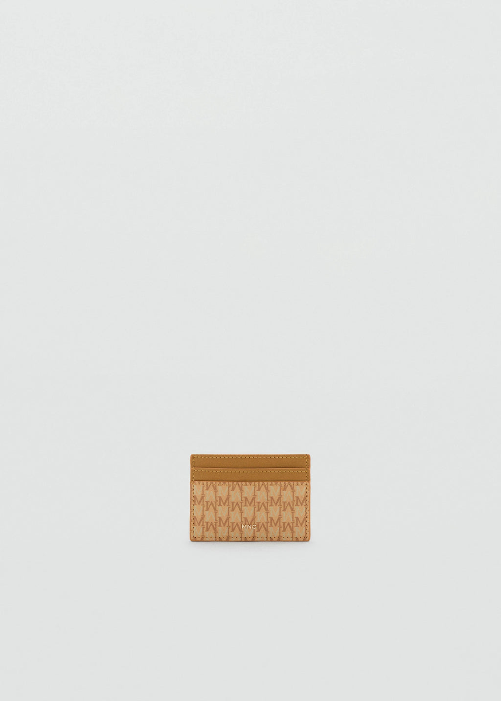 Card Holder With Printed Logo Yellow