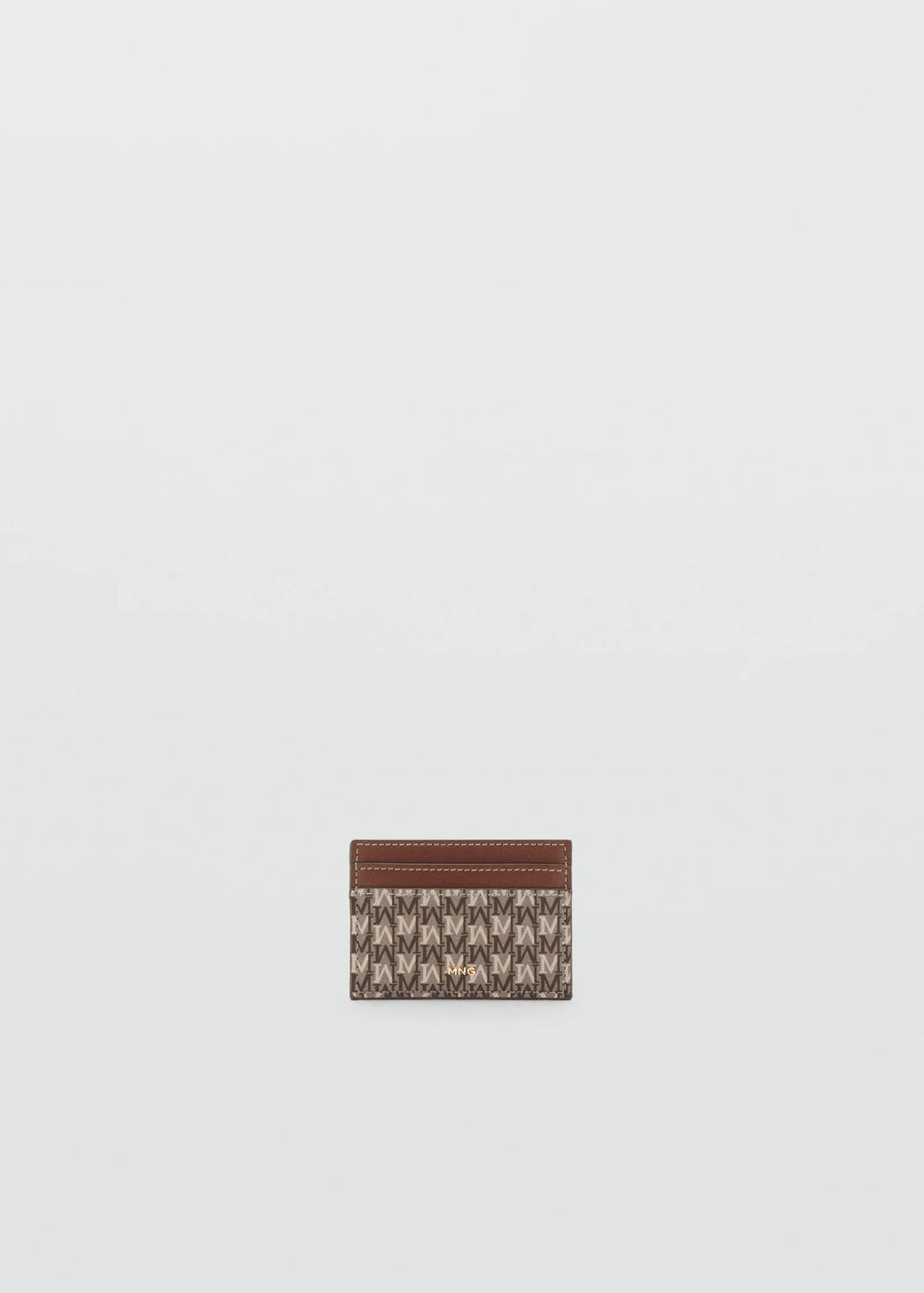 Card Holder With Printed Logo Leather