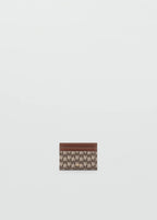 Card Holder With Printed Logo Leather