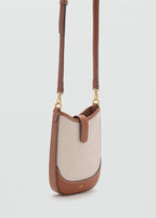 Canvas Crossbody Mobile Case Leather