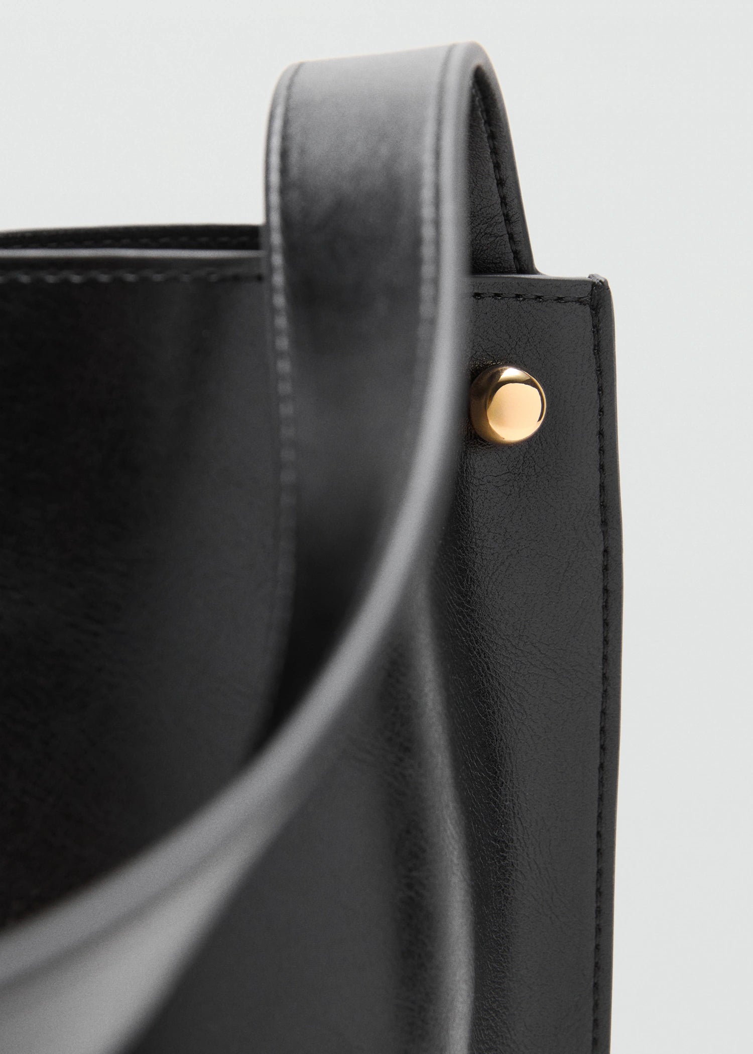 Bucket Bag With Metal Details Black