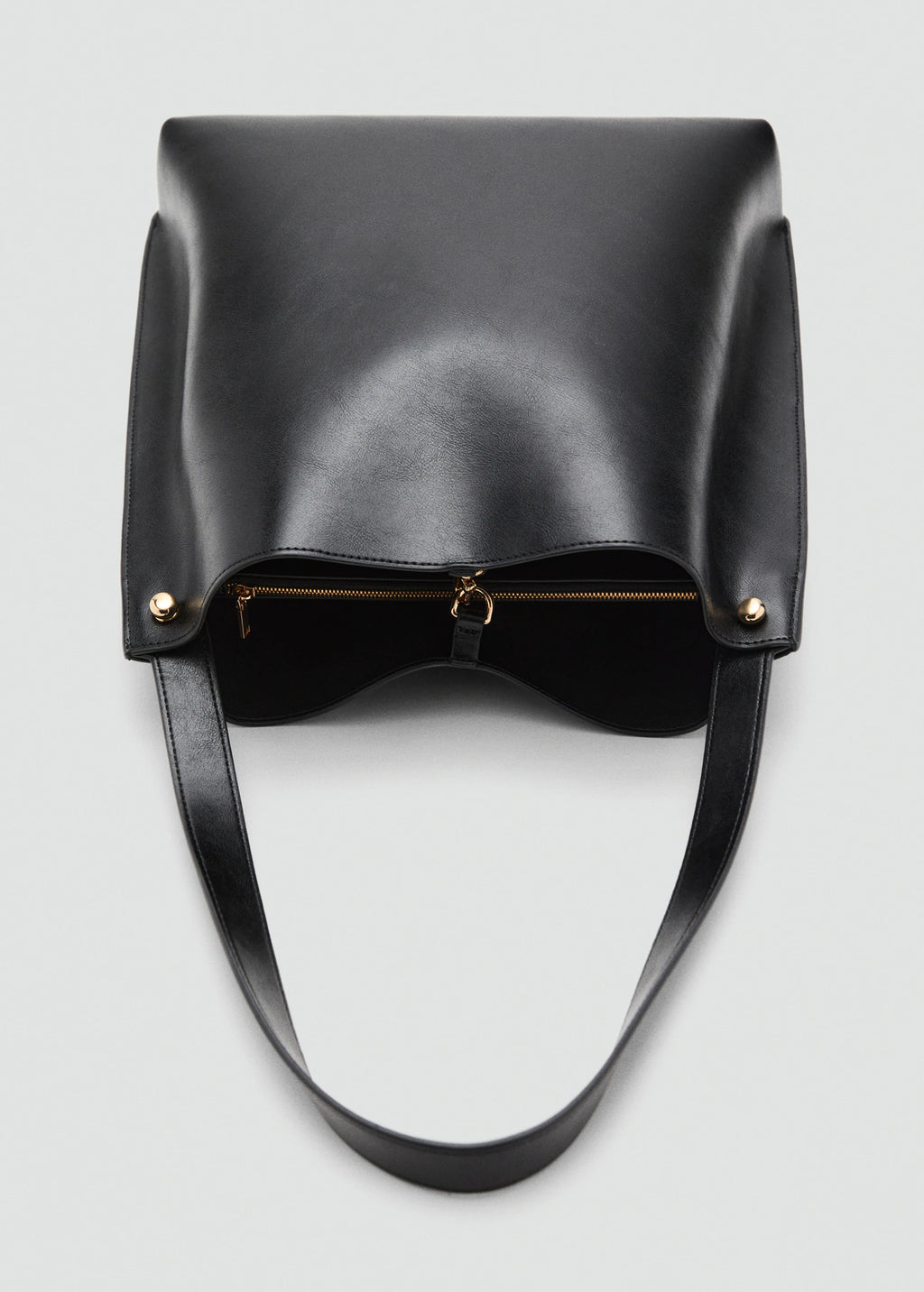Bucket Bag With Metal Details Black