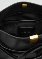 Bucket Bag With Metal Detail Black