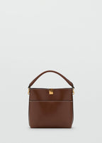 Bucket Bag With Metal Detail Leather