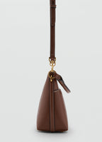 Bucket Bag With Metal Detail Leather